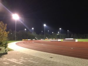 Lichthinder door Sportvelden 