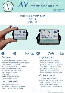 SBR en DIN Trillingsmeter - Draadloos