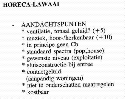 Geluidrapport Aandachtpunten horeca geluidmetingen